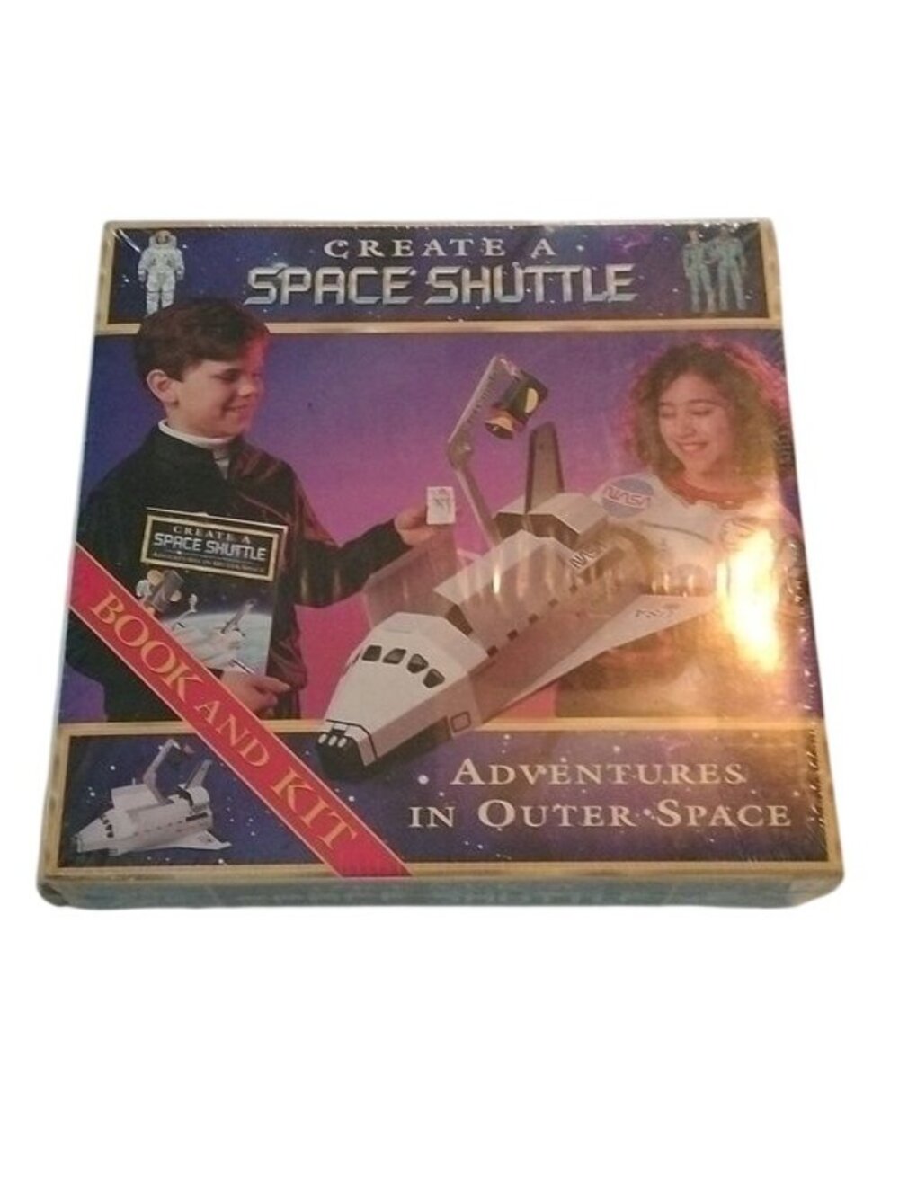 Create A Space Shuttle: Adventures in Outer Space, Book and Kit
